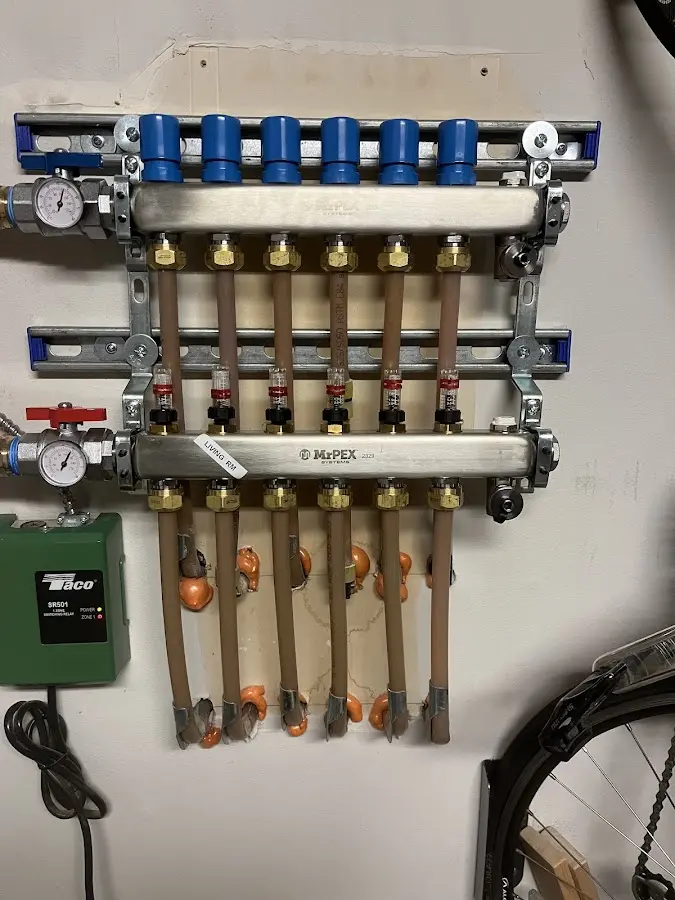 Plumber performing Leak Detection at a residential property in Gardiner